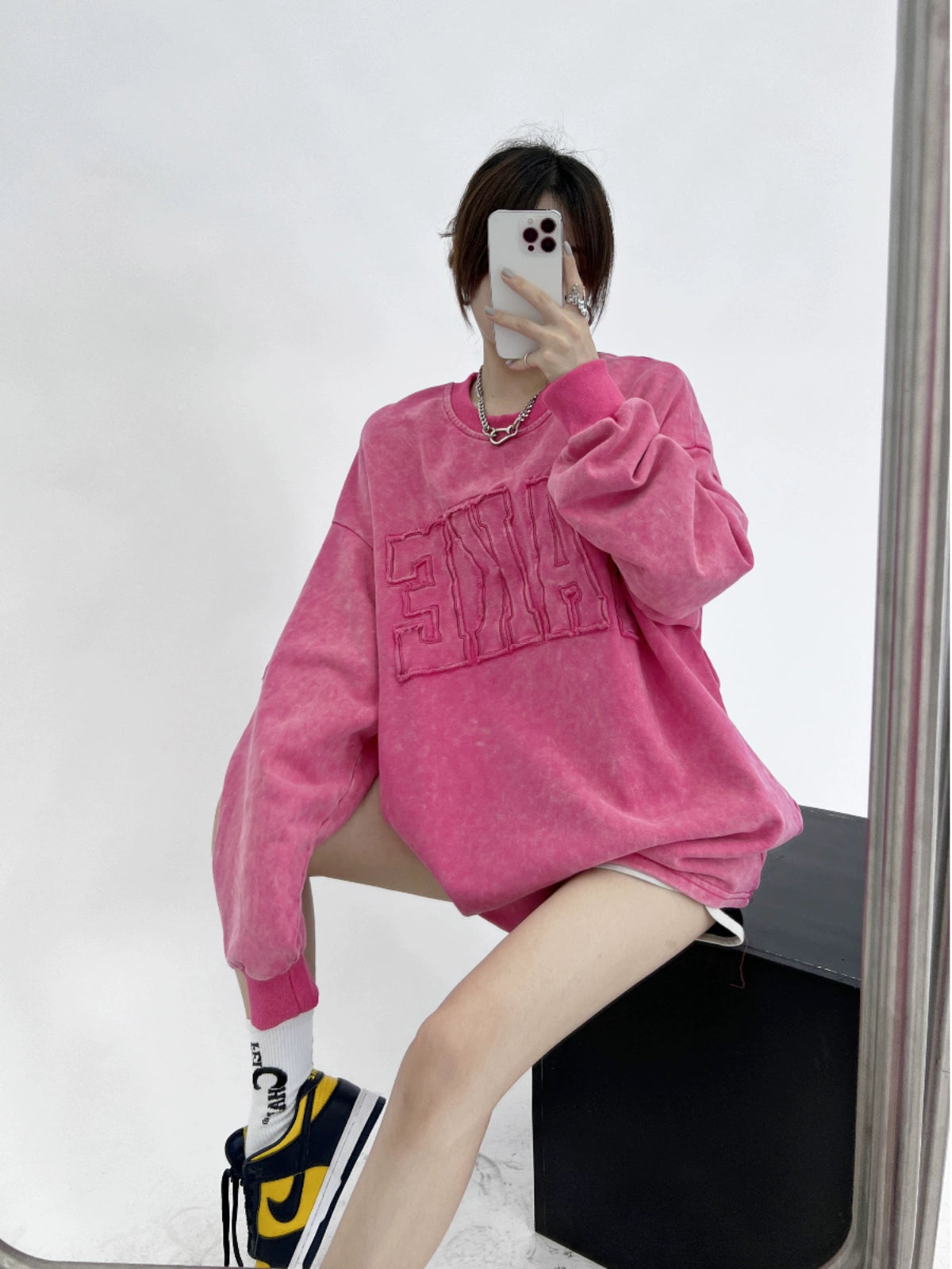 Washed Oversized Sweatshirt NA2770