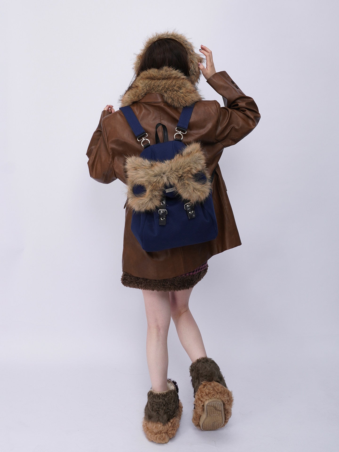 Fur Design Backpack NA8398