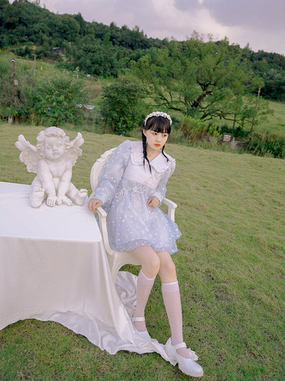 Floral Bubble Jacquard Dress NA8346