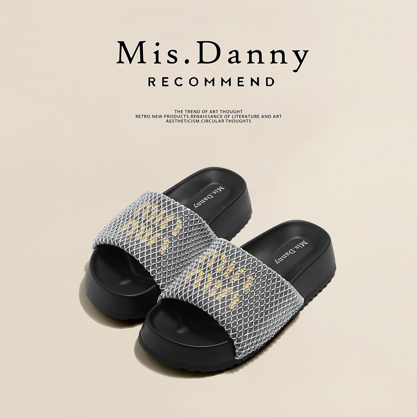 Mesh Strap Sporty Sandals NA8655