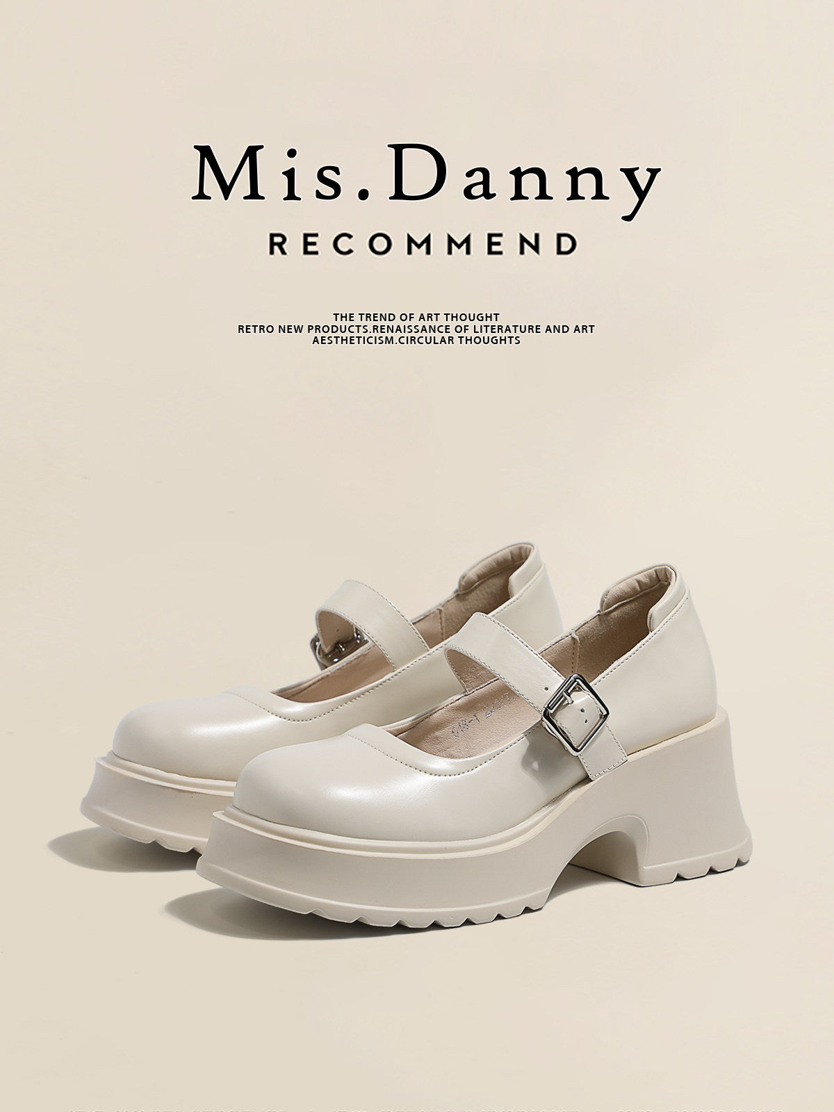 Low-Cut Platform PU Leather Shoes NA8684