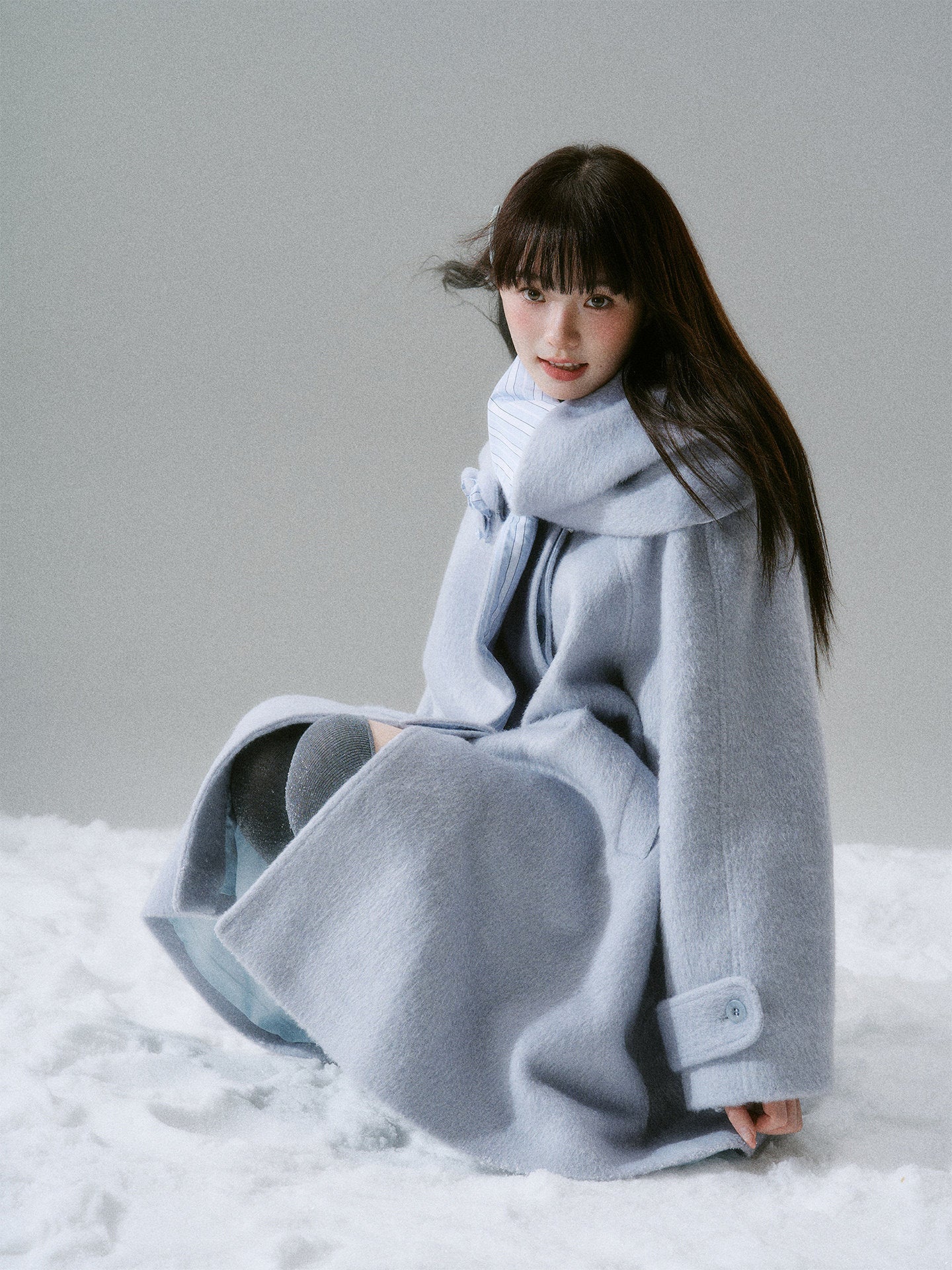 Flower Accent Coat NA8861