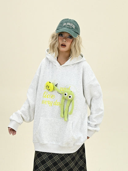 Cartoon Doll Oversize Hoodie NA6304