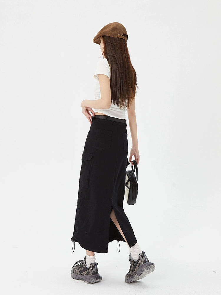 Long Workwear Skirt NA3280