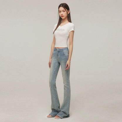 Micro Flare Denim Jeans NA4020