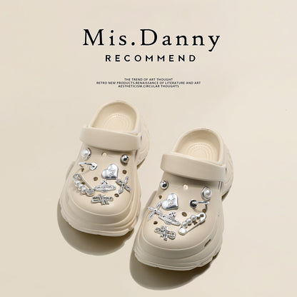 Soft Platform Height Increase Closed Toe Sandals NA8771