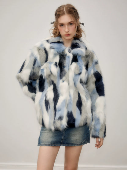 Thick Faux Fur Jacket NA6071