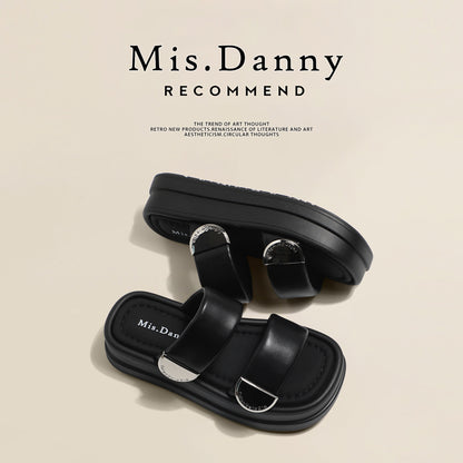 Super Soft Platform Double-Strap Sandals NA8724