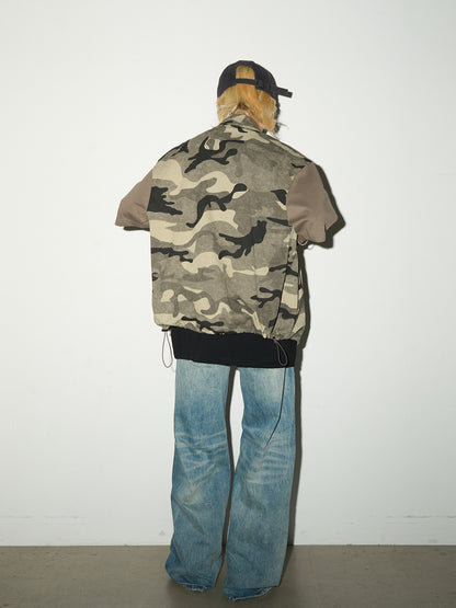 Wash Damage Straight Denim Jeans NA9198