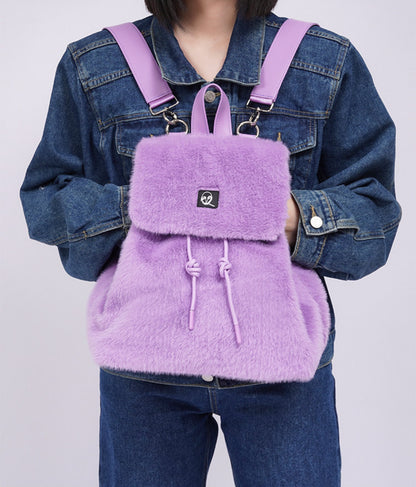 Fake Fur Mini Backpack NA8439