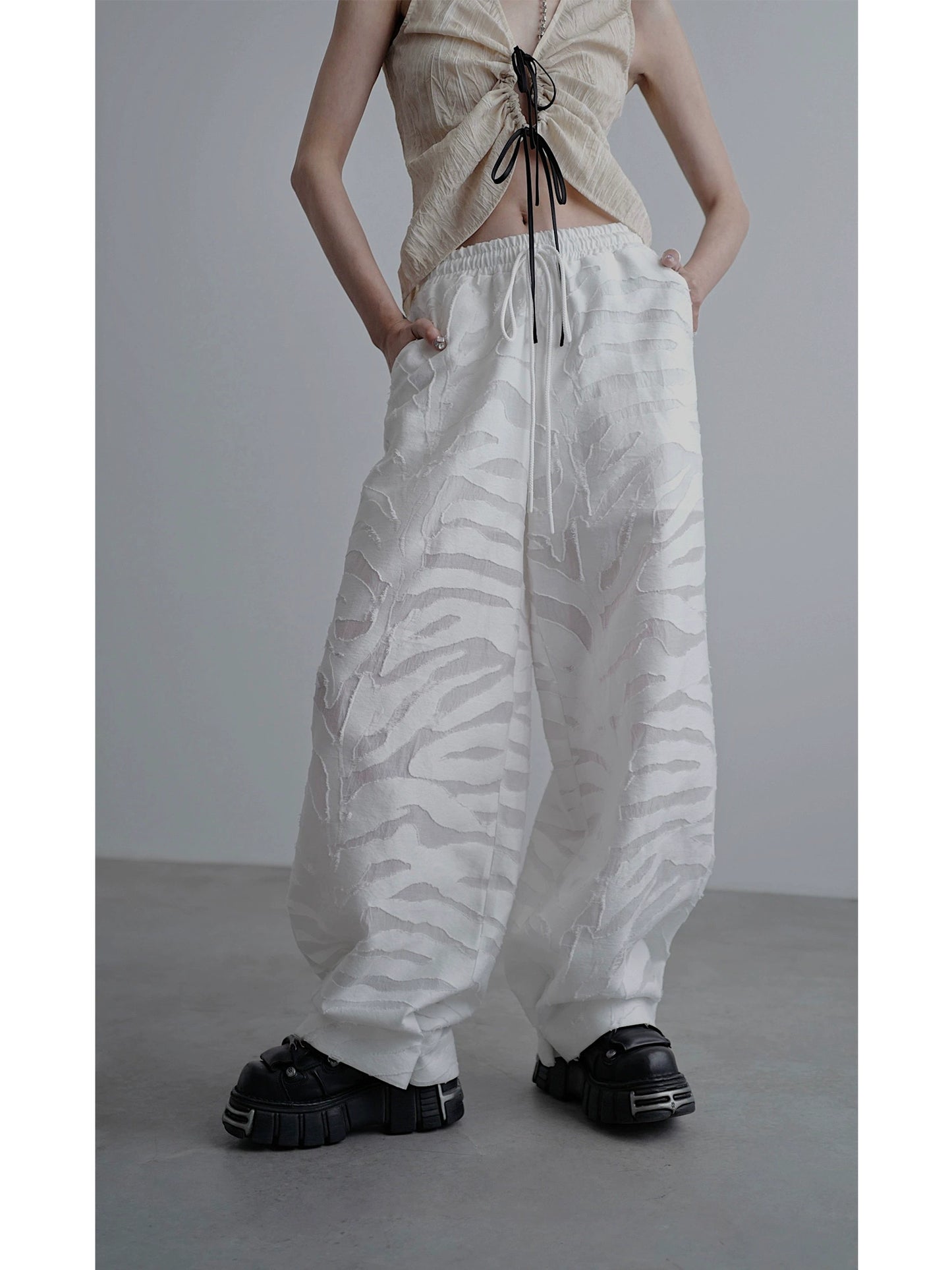 Wide-Leg Long Pants NA4302