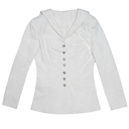 Rose Jacquard Sailor Collar Jacket NA8321