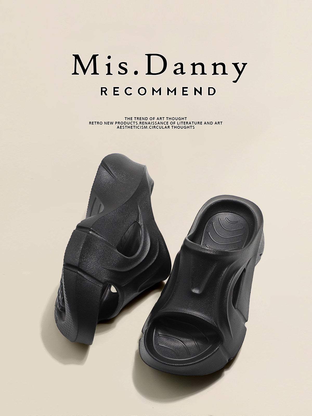 Ultra Light Extra Soft Thick Sole Single Strap Sandals NA8731