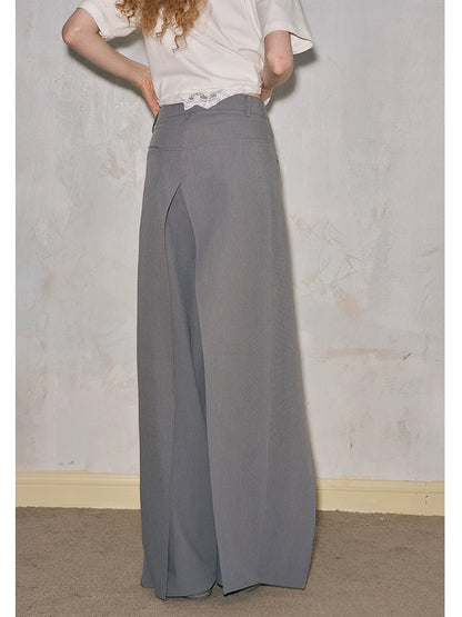 Wide Leg Floor Dropping Trousers NA5435