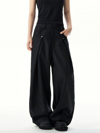 Washed Wide Leg Pants NA3178