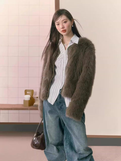 Fake Fur Jacket NA5780