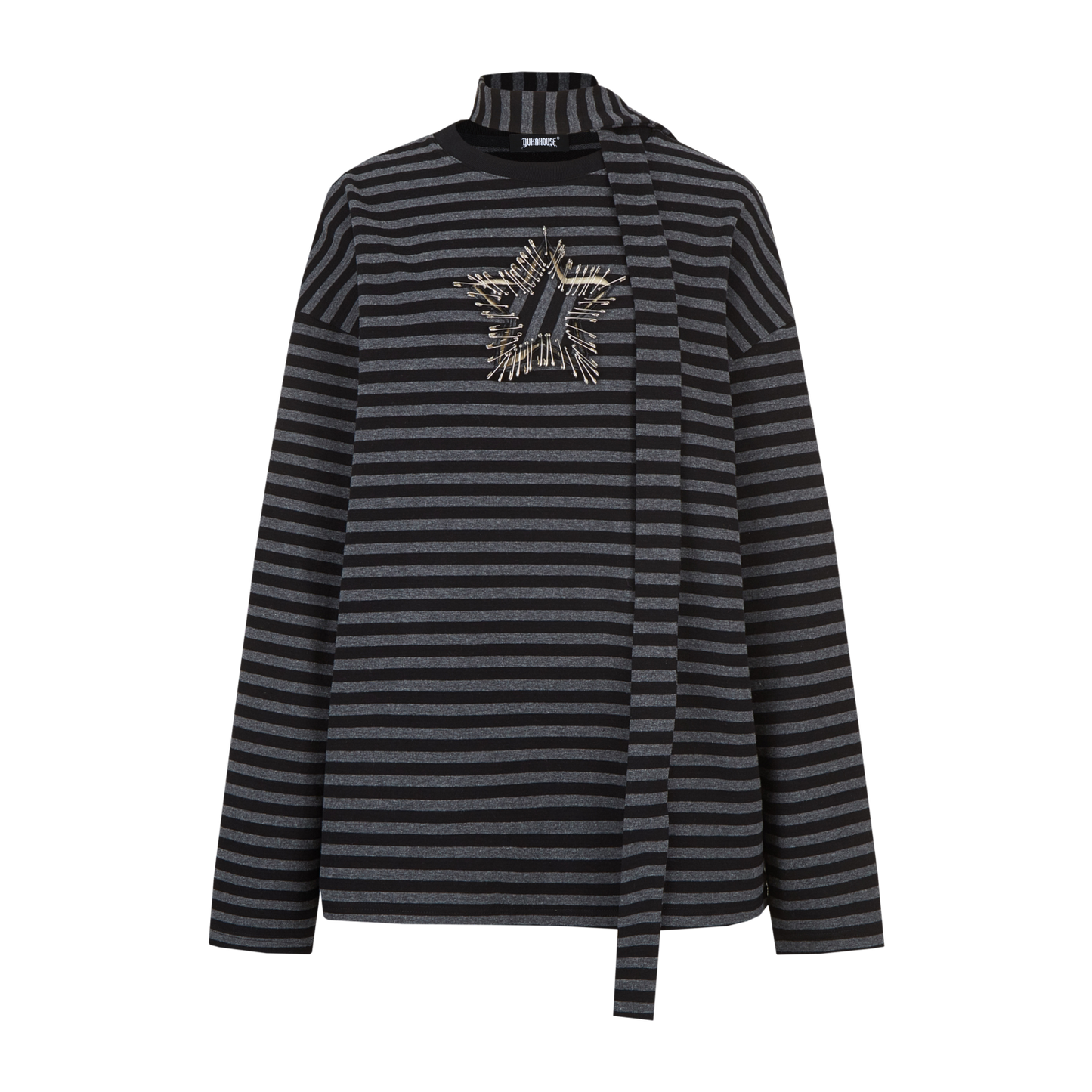 Star Stripe Oversize Long Sleeve T-Shirt & Tank Top NA8919