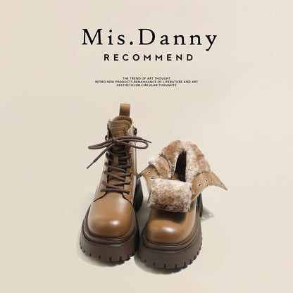 Warm Fleece Lining Ankle Boots NA8688