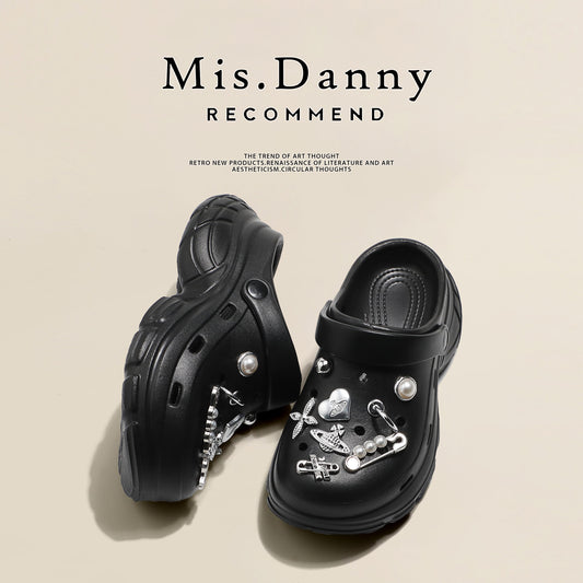 Soft Platform Height Increase Closed Toe Sandals NA8771