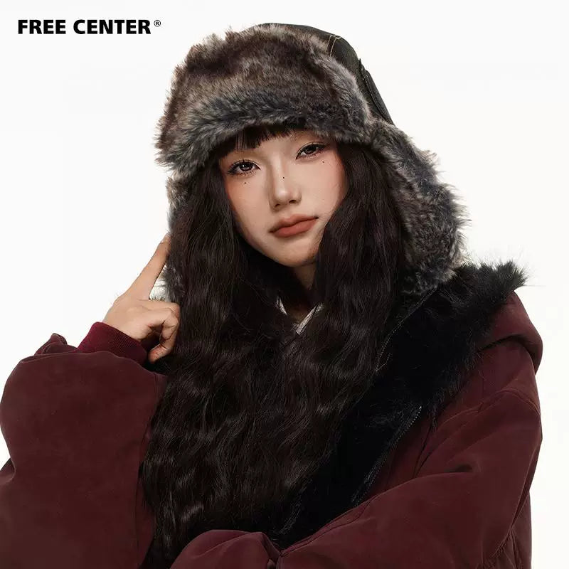 NA8872 Many fans of FreeCenter chased and asked about the winter warm atmosphere artifact Lei Feng hat NA8872