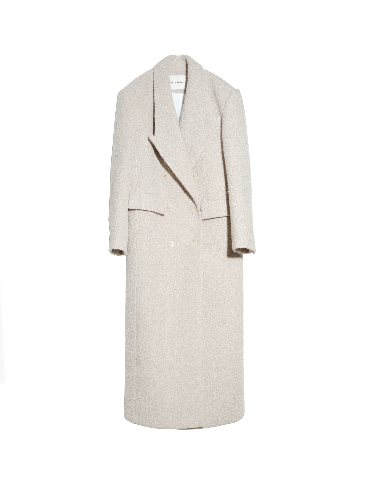 Double Breasted Wool Long Coat NA5180