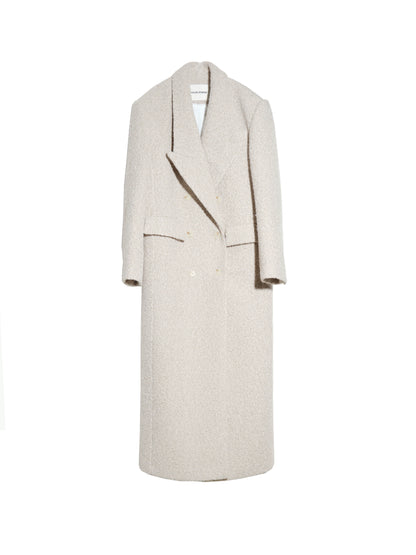 Double Breasted Wool Long Coat NA5180