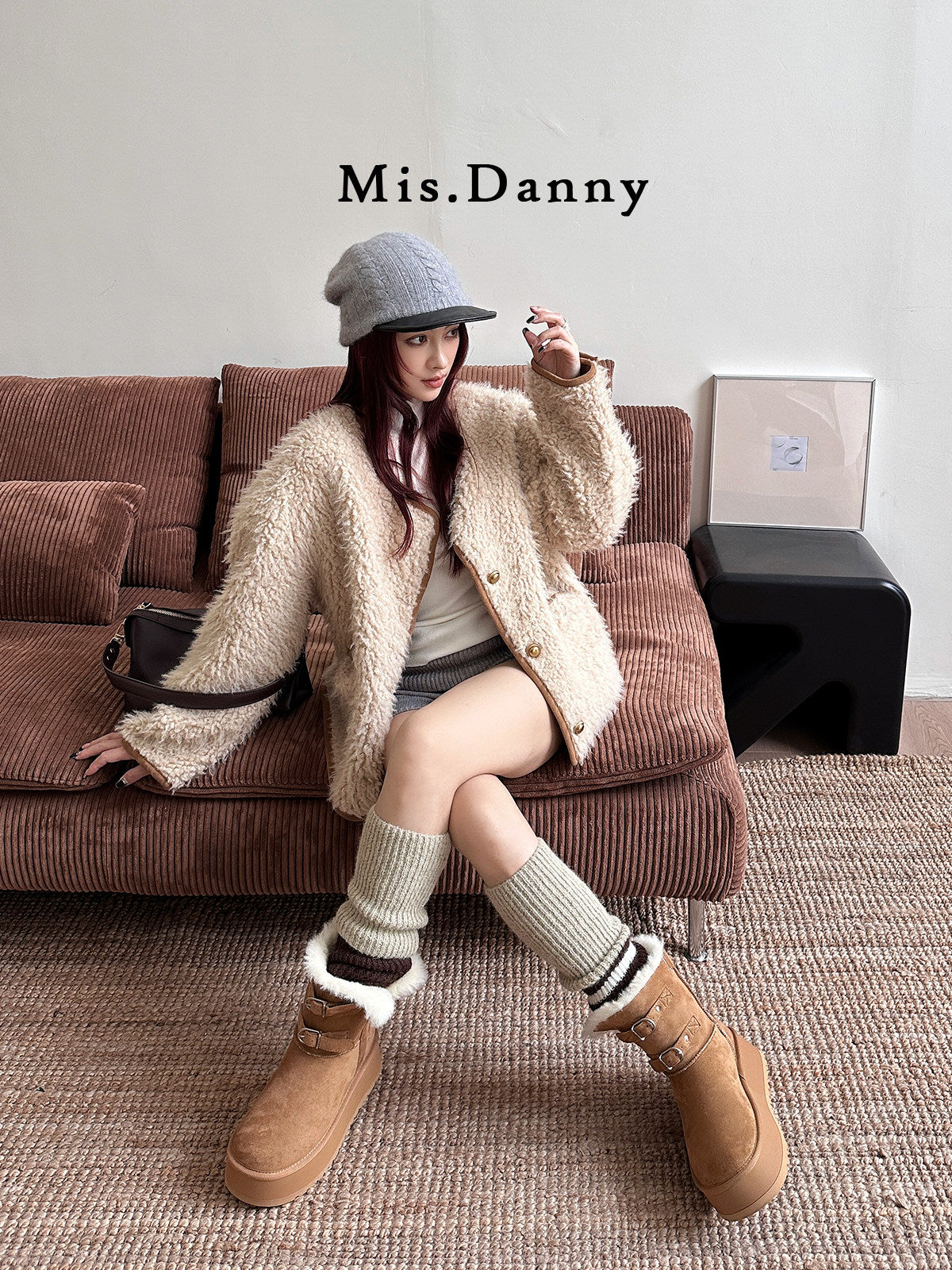 5cm Thick-Sole Fleece Lining Winter Boots NA8698