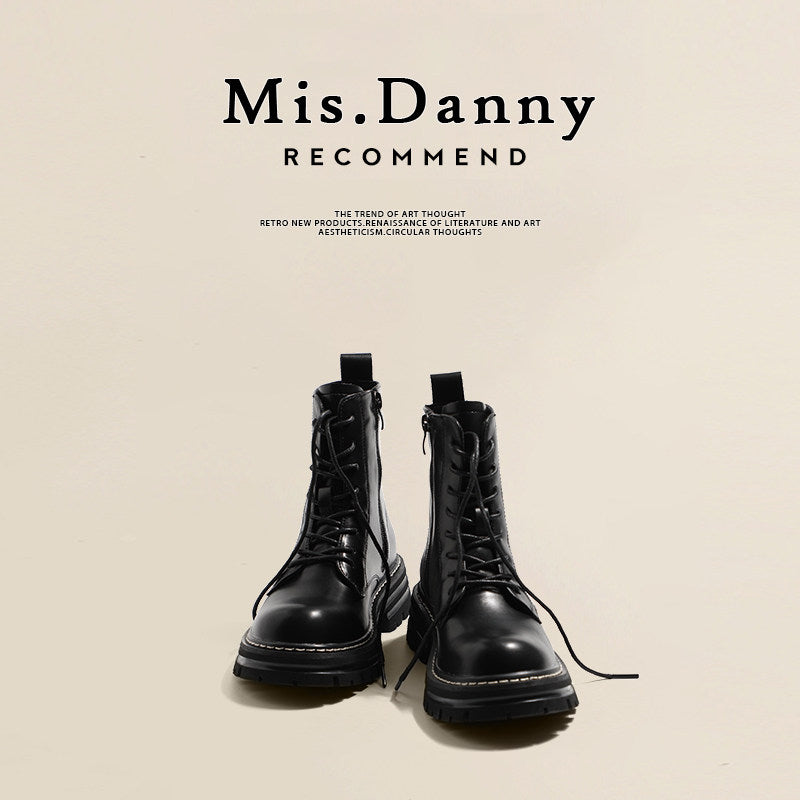 Short Thick Lining Martin Boots NA8778