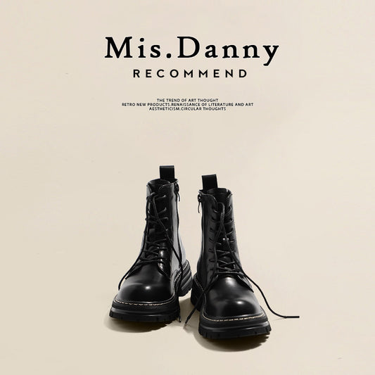 Short Thick Lining Martin Boots NA8778