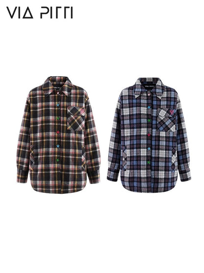 Plaid Oversize Shirt NA4716