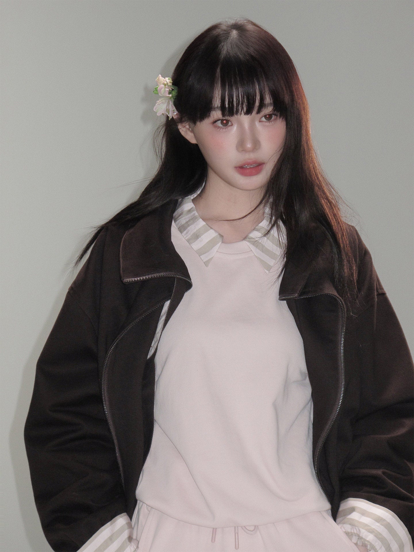 Skin-Friendly Knit Sweater & Short Skirt Setup NA8783