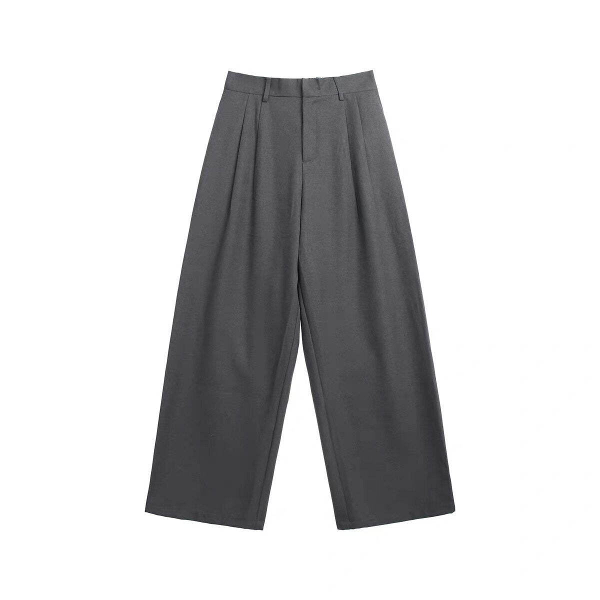 Daisy Brooch Double-Breasted Tailored Jacket & Straight Trousers Setup NA9044