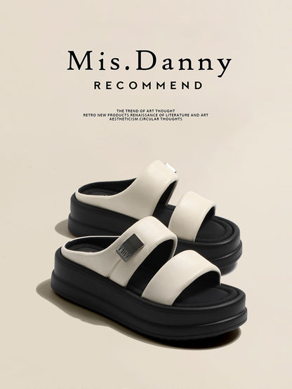 Height-Increasing 5cm Platform Super Soft Single-Strap Sandals NA8713