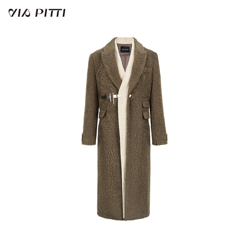 Woolen Flurry Long Coat NA5041