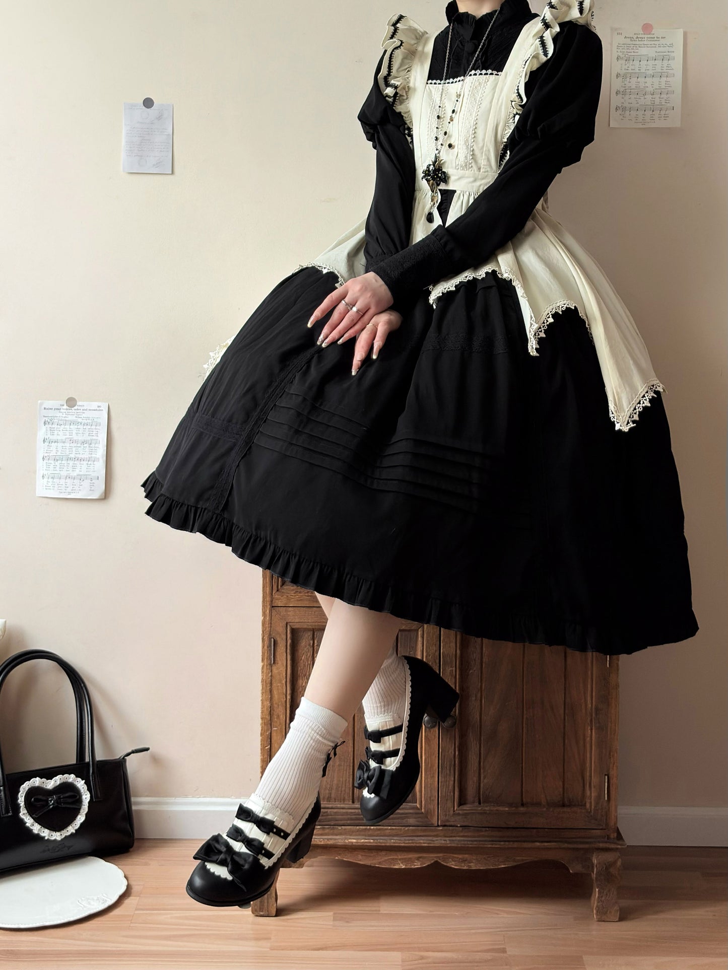 Satin Bow Heeled Shoes NA8488