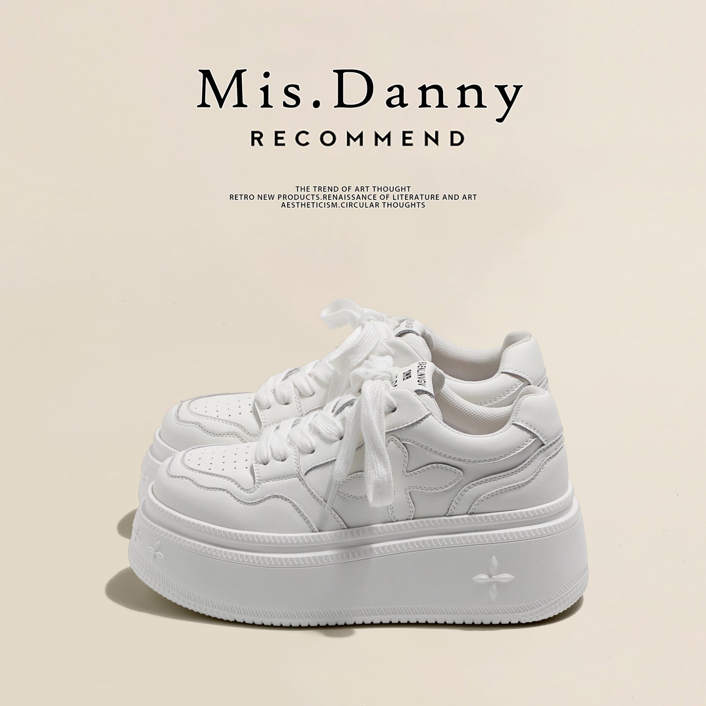 Chunky Sole Lace-Up Sneakers NA8667