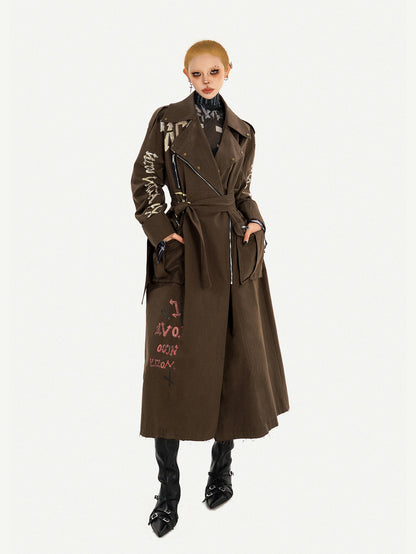 Tailored Lapel Oversize Long Coat NA8587