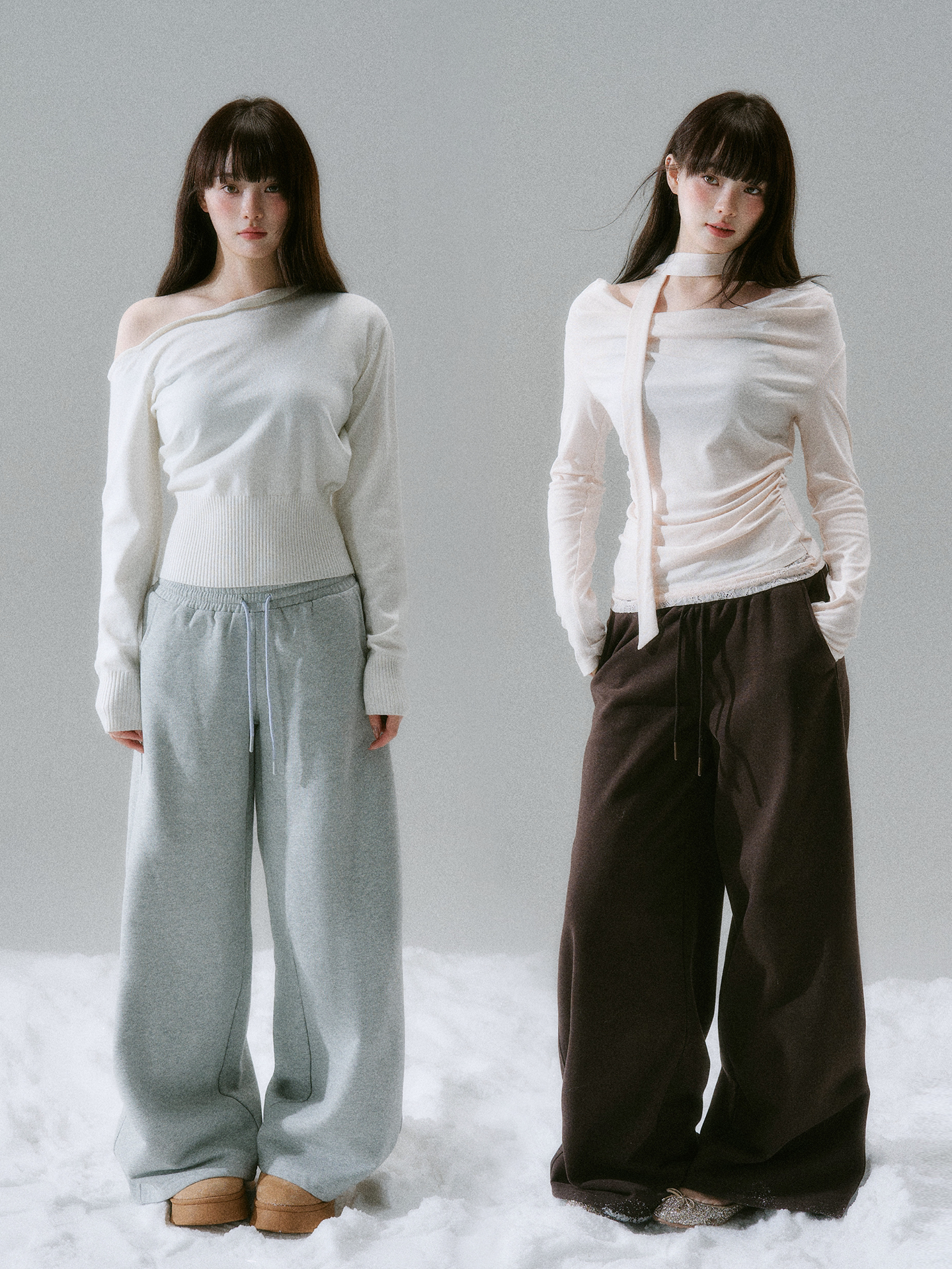 Wide-Leg Sweatpants NA8850