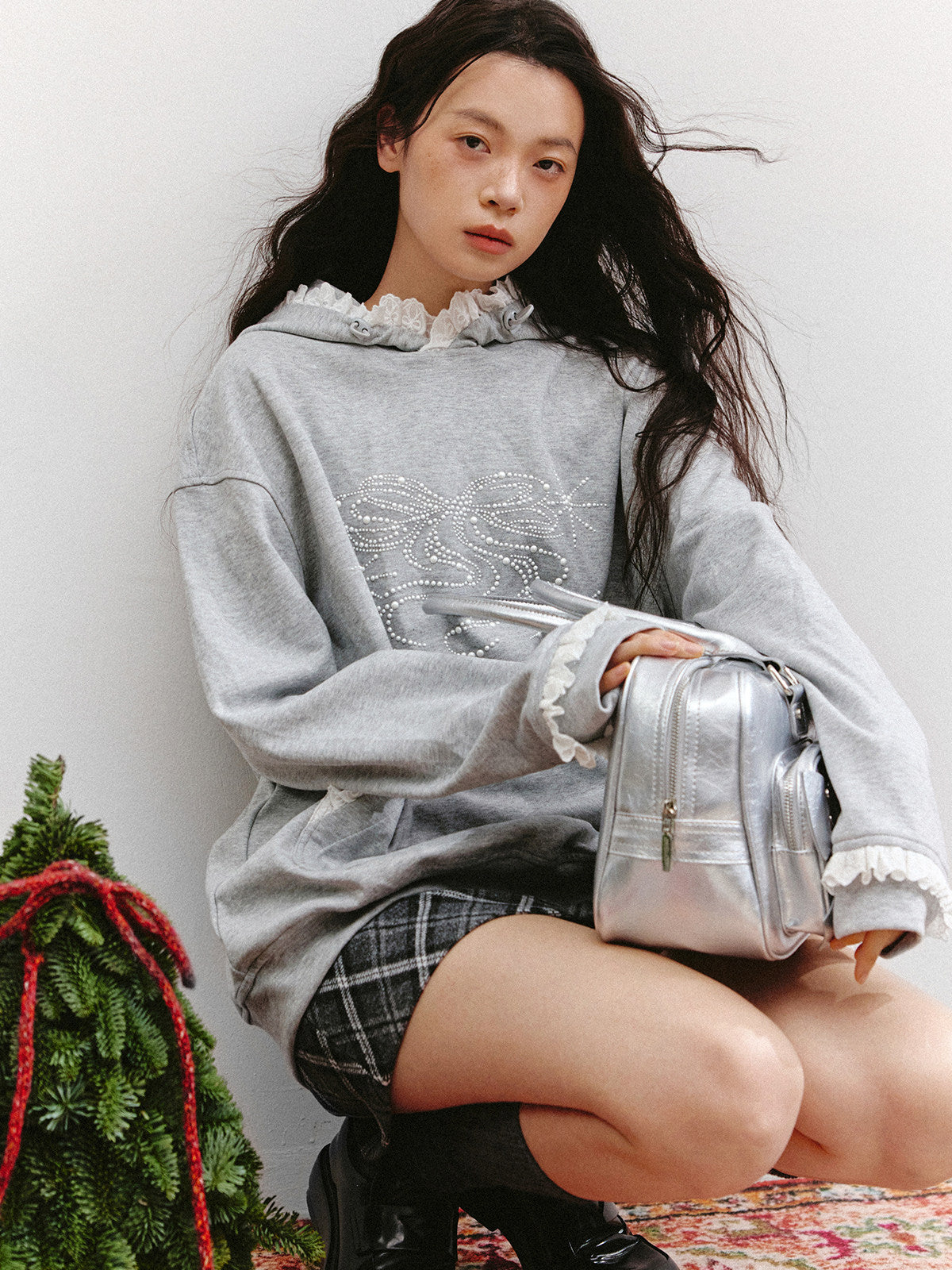 Liquid Bow Punk Bowling Tote Bag NA8804