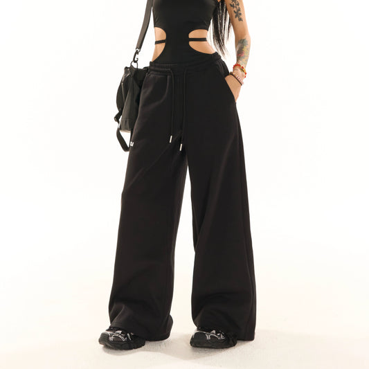 Wide-Leg Straight Sweatpants NA3792