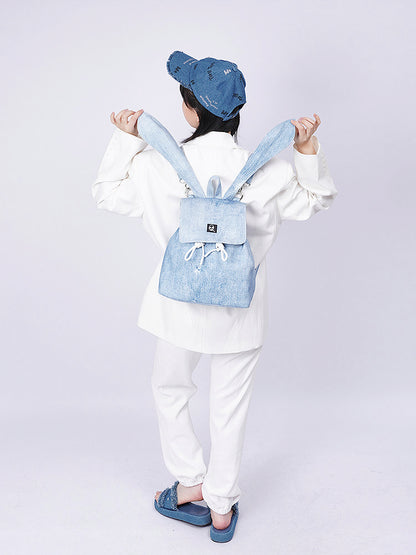 Large Capacity Denim Bunny Backpack NA8422