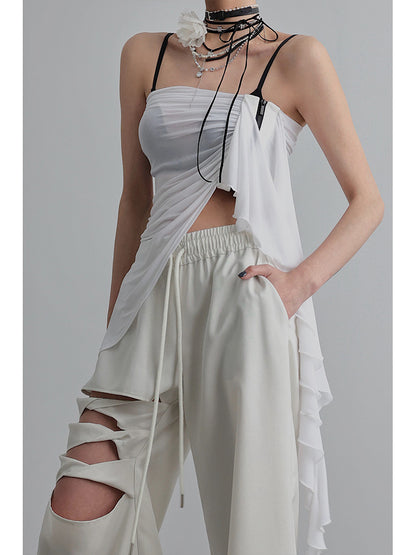 Perspective Asymmetric Multi-wear Skirt NA4280-K