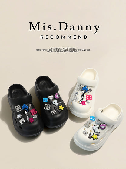 Hollow Design Platform Sandals NA8696