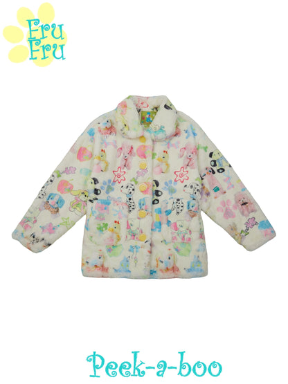 Plush Oversize Boa Jacket NA6528