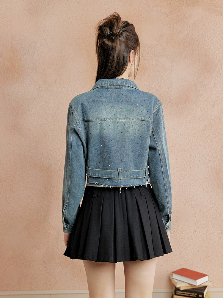 Short Denim Jacket NA3299