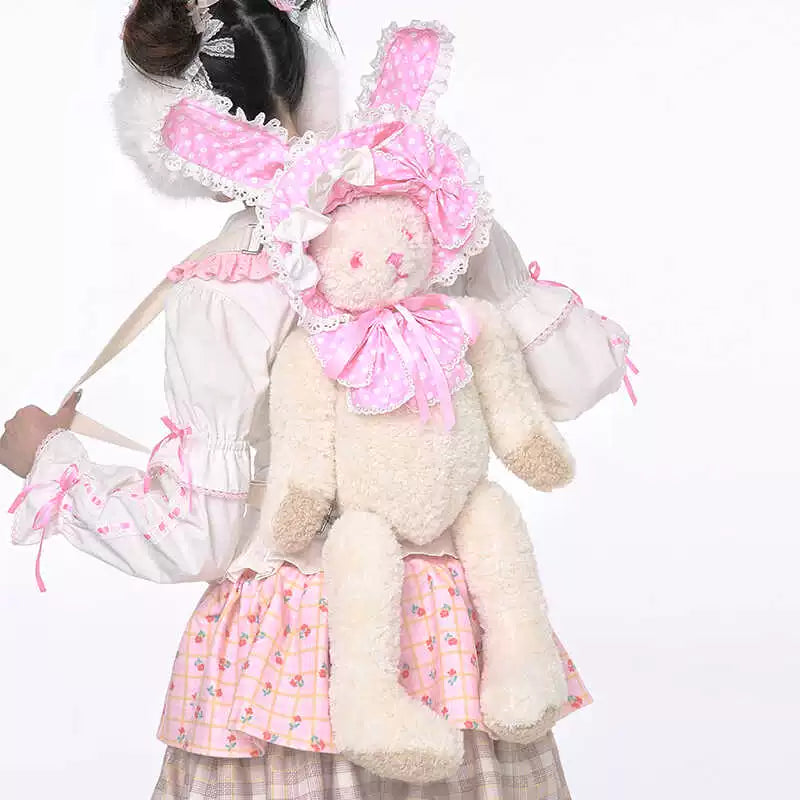 Plush Rabbit Doll Backpack NA6523