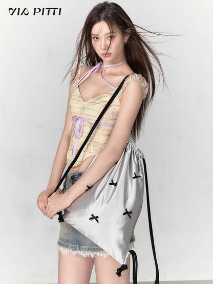 Bow Drawstring Bag NA4772