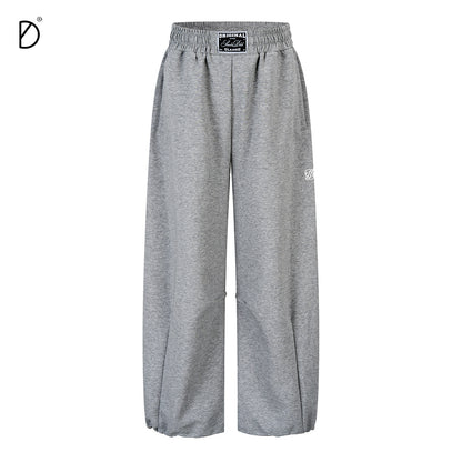 Off-Shoulder Oversize Sweatshirt & Adjustable Hem Sweatpants Setup NA8933