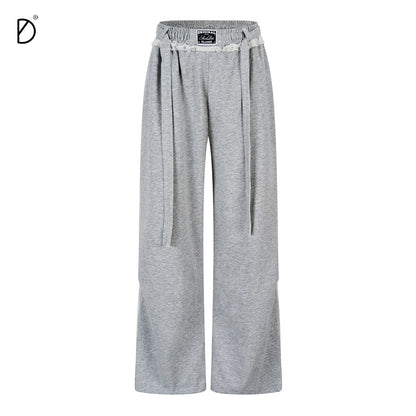 Fringe Logo Hoodie & Fringe Wide Leg Sweatpants Setup NA8950