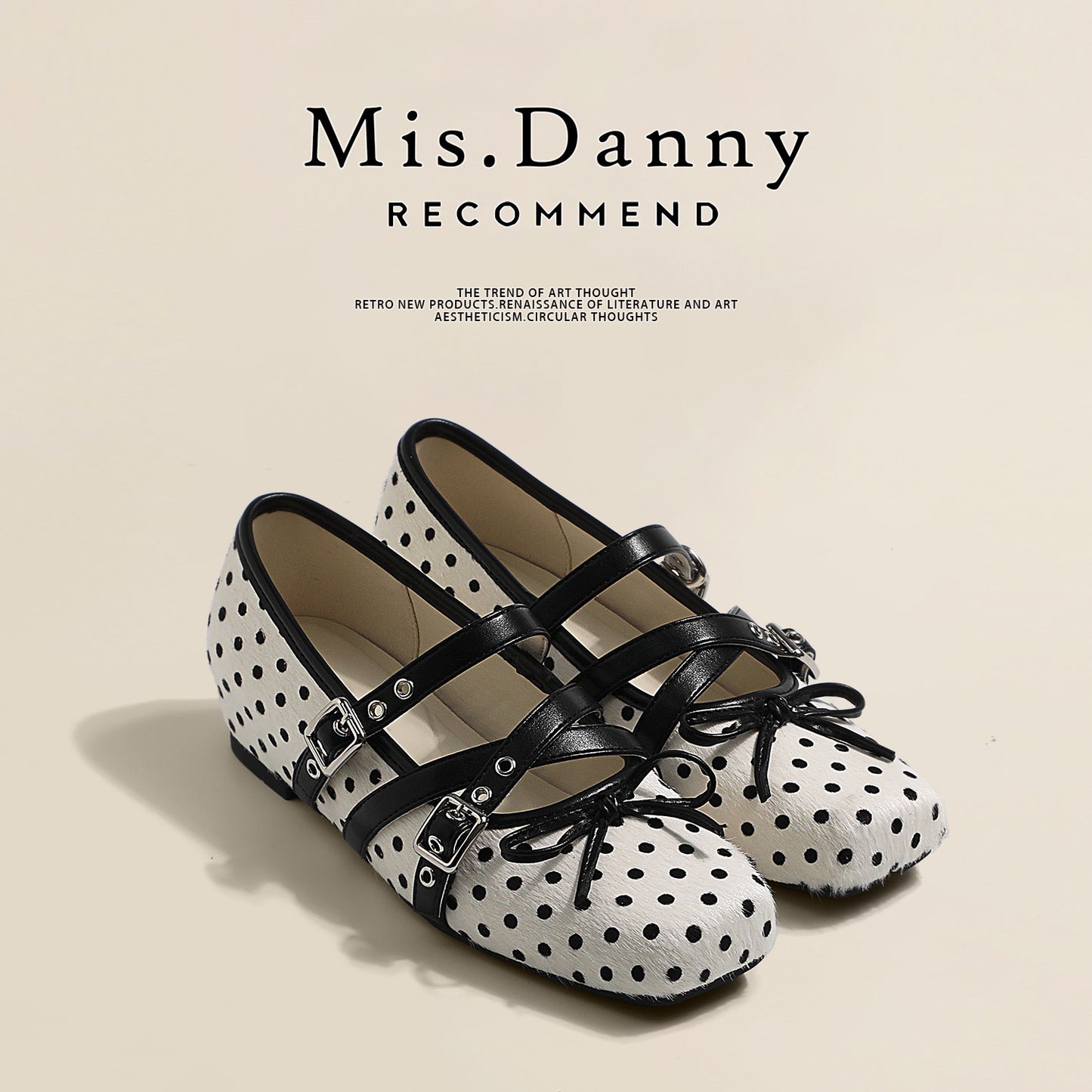 Ribbon Strap Mary Jane Heels NA8674